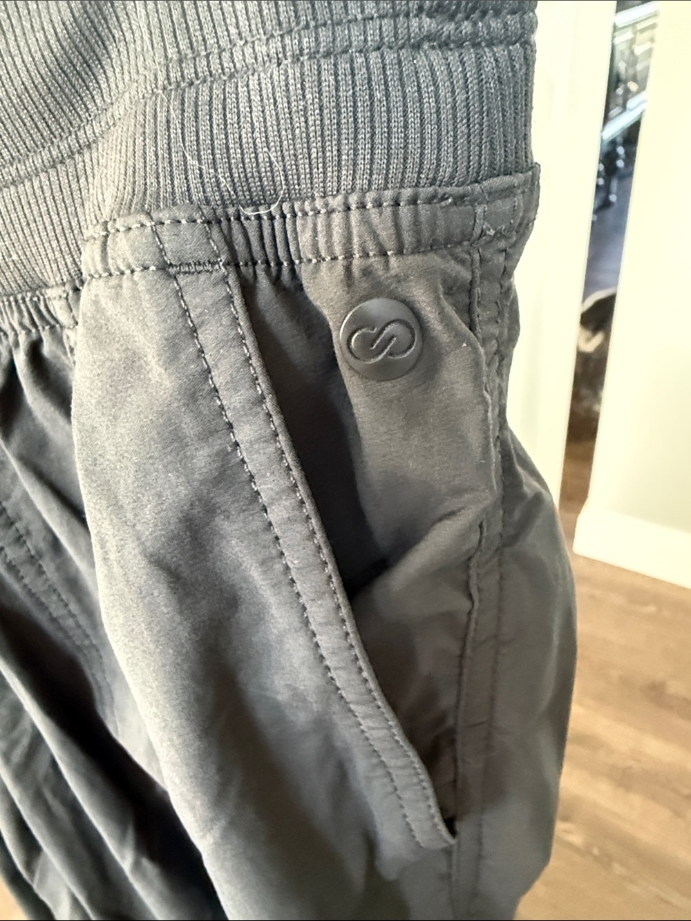 CALIA by Carrie Underwood Black Effortless Nyluxe Drawstring Jogger Pant M - Picture 5 of 7